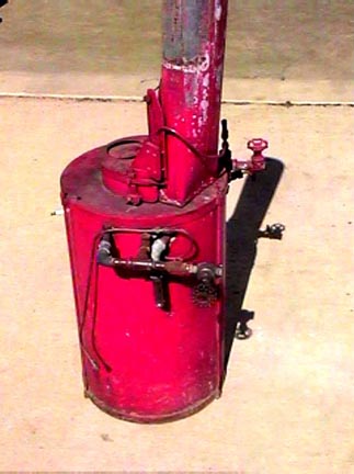 Boiler, red solid fuel-modified steam cleaner